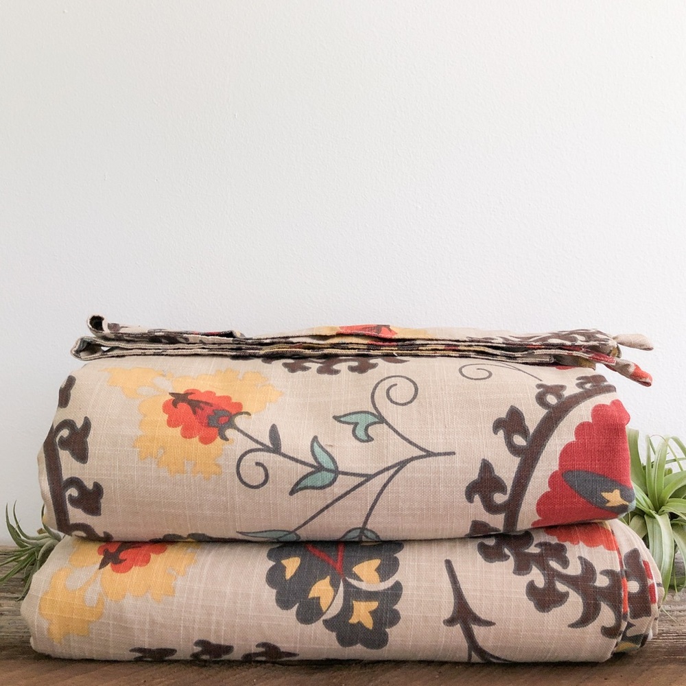 WORLD MARKET SUZANI BOHO CURTAINS